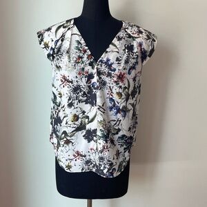 Rebecca Taylor Silk Floral Top
